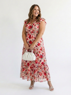 Lila | Elegant Floral Midi
