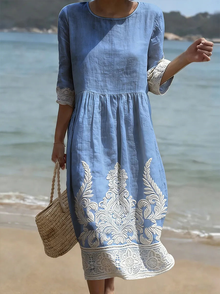 Nicole | Casual women's dress with floral print.