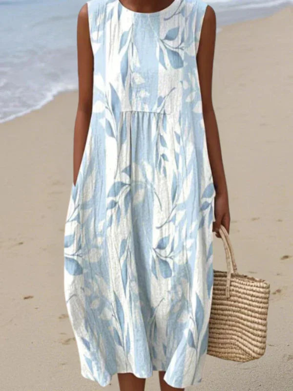 Joy | Fresh White and Blue Dress