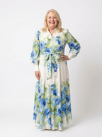 Harper | Button Front Floral Maxi
