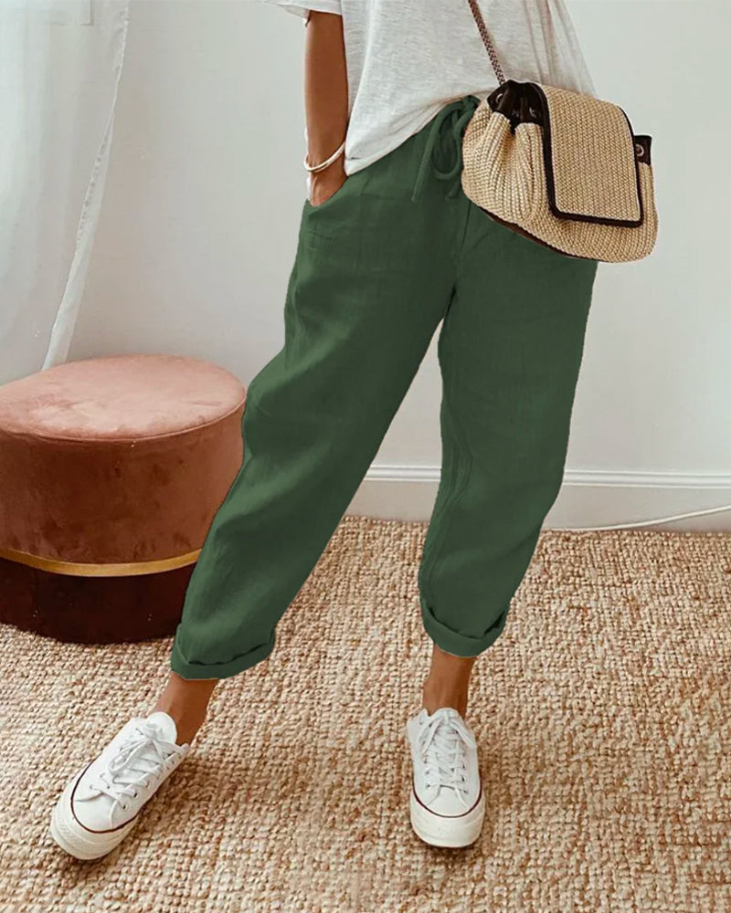Kathy | Elegant Linnen Pants