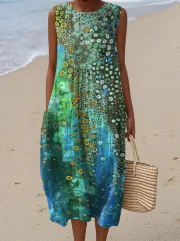 Zara | Lightweight Summer Dress Without Sleeves
