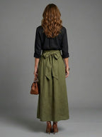 Vera | Blouse & Midi Skirt Set