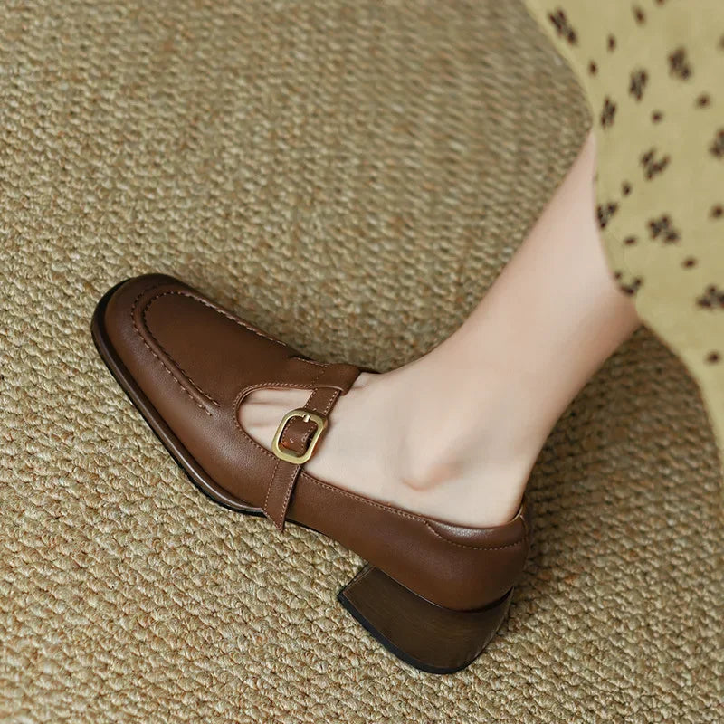 Olivia | Orthopedic T-Strap Shoes