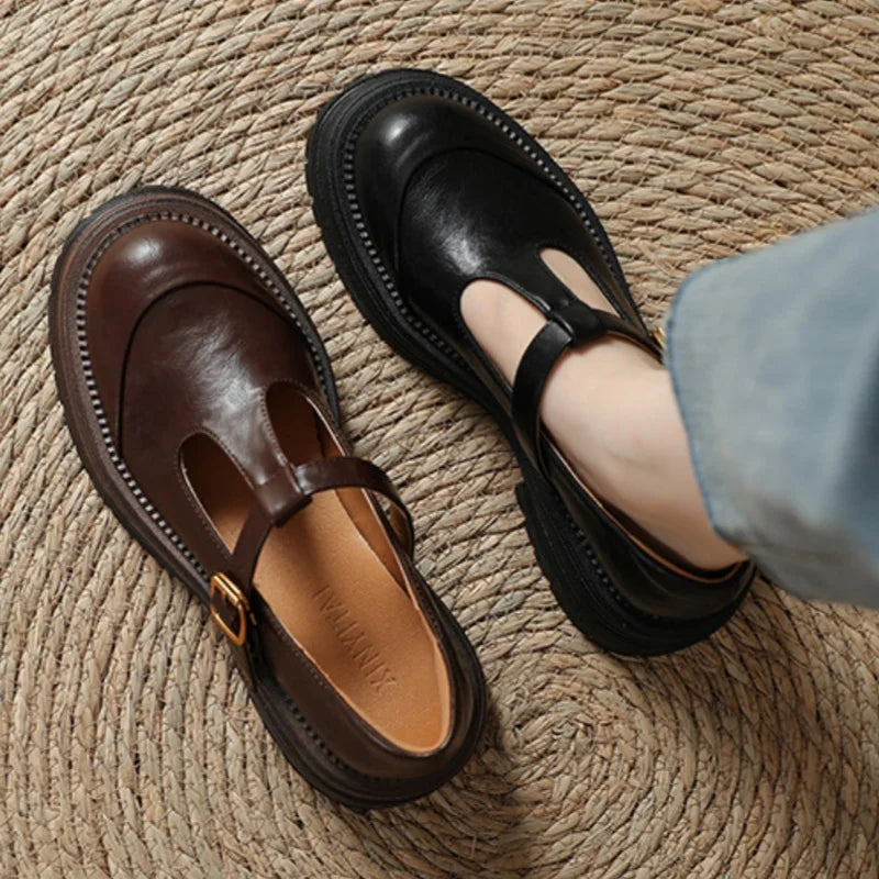 Donna | Orthopedic Shoes with T-Bar Strap