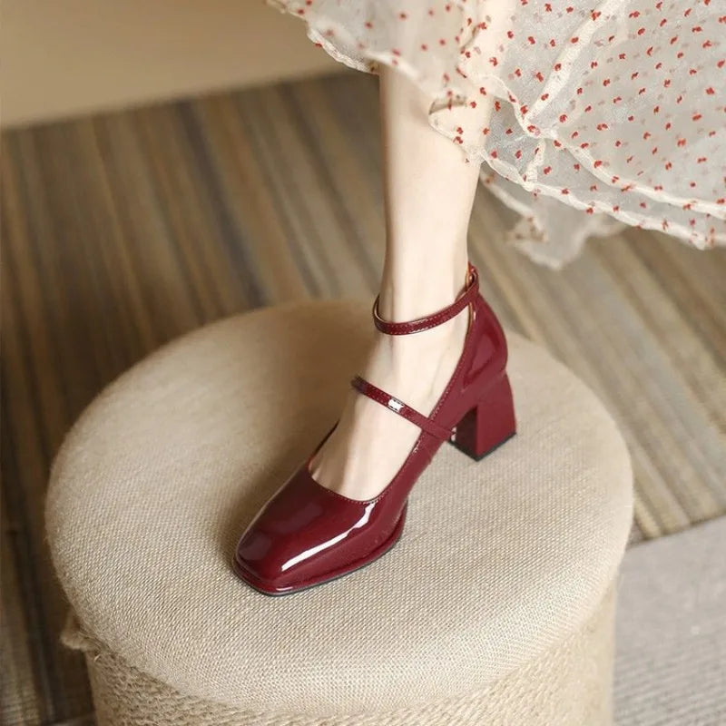 Margaret | Orthopedic Ankle Strap Pumps