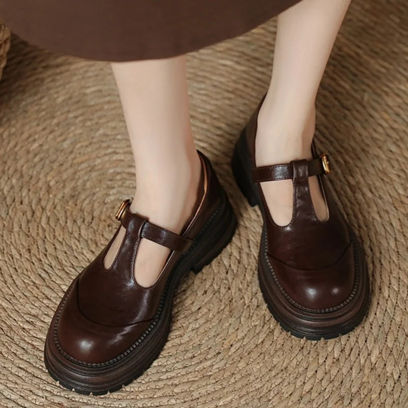 Donna | Orthopedic Shoes with T-Bar Strap