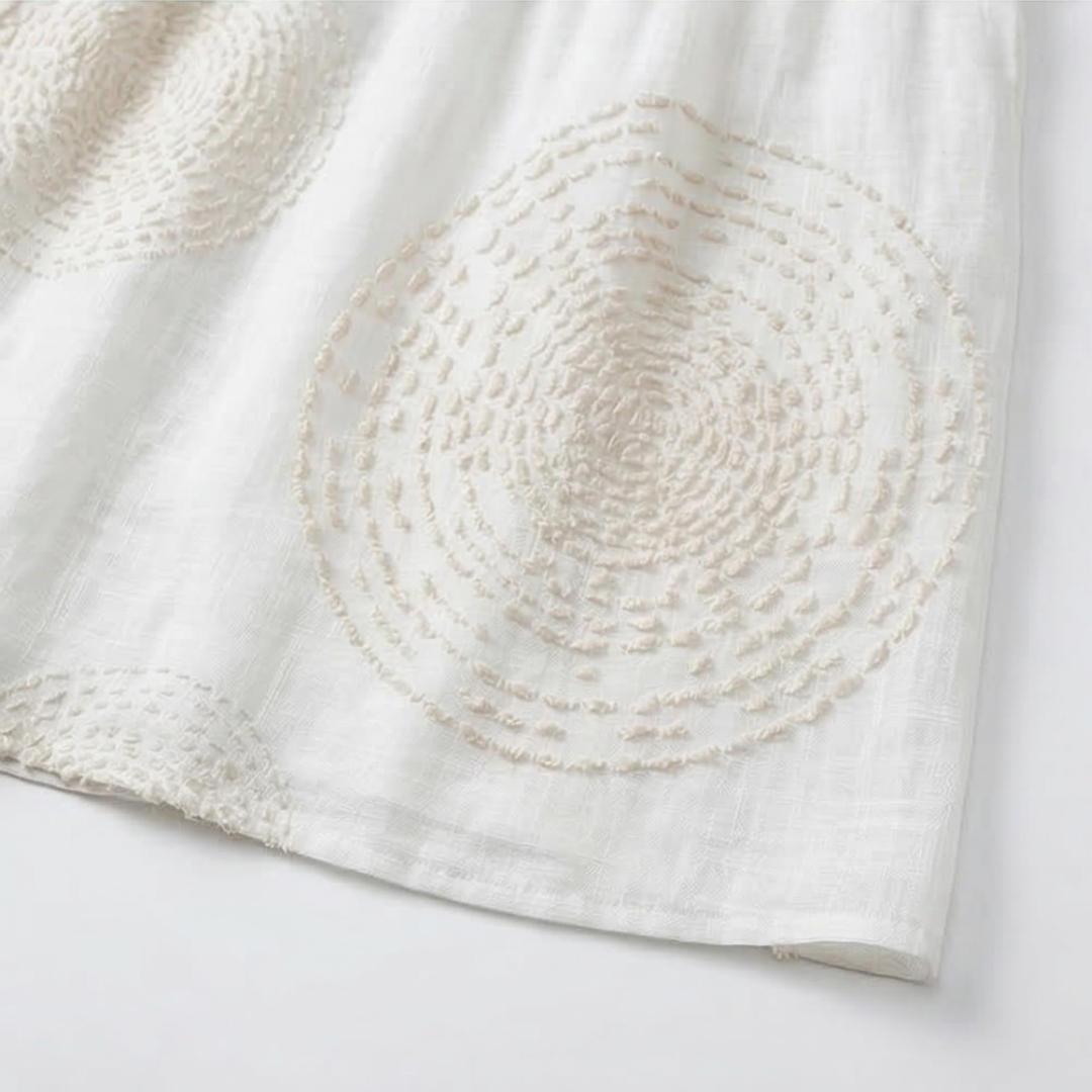 Karen | Embroidered casual women's dress.