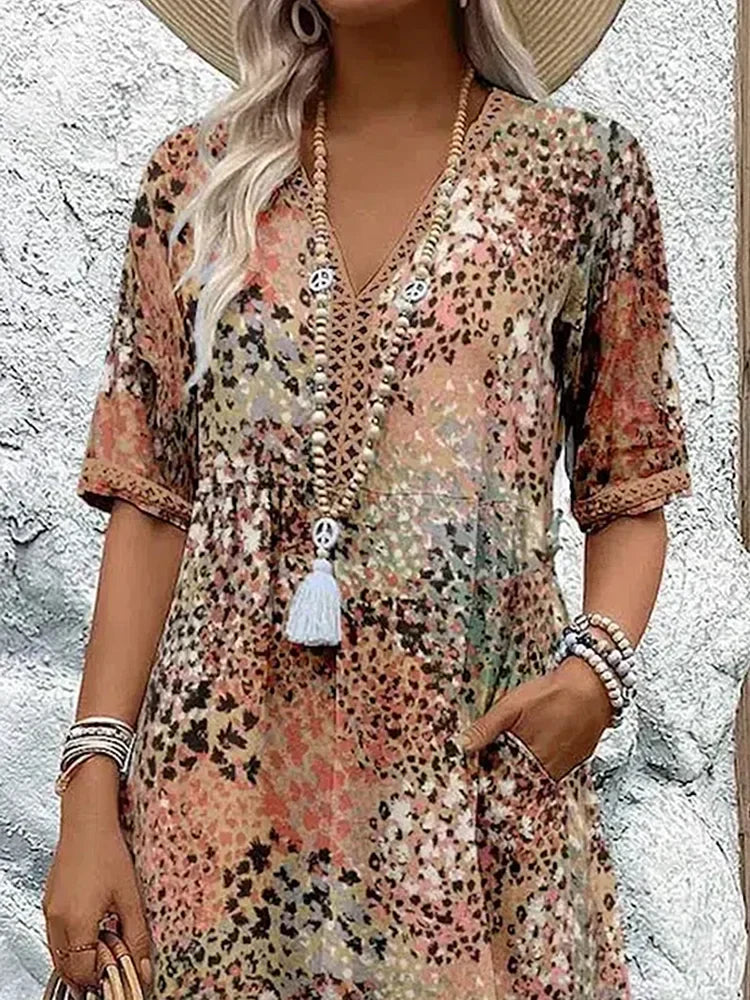 Karen | Light Dress with V-Neck