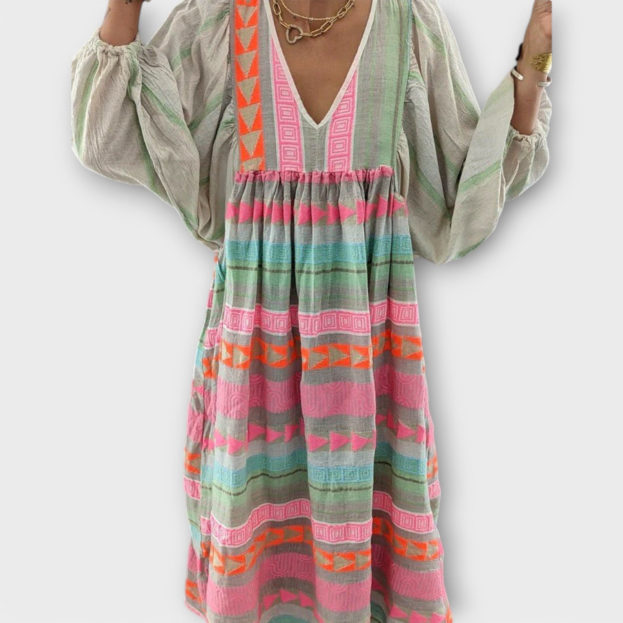 Dana™ | Colorful A-line Dress