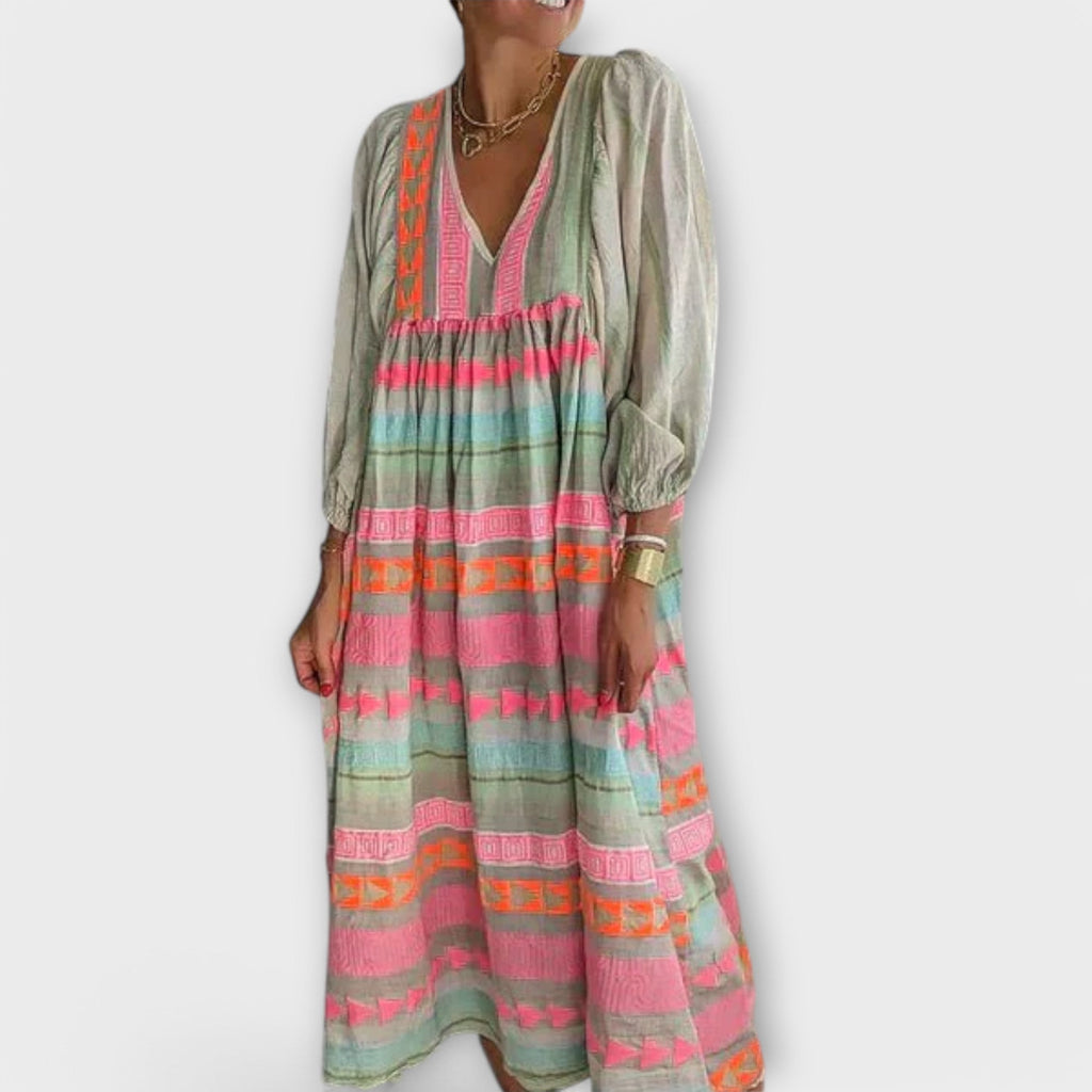 Dana™ | Colorful A-line Dress
