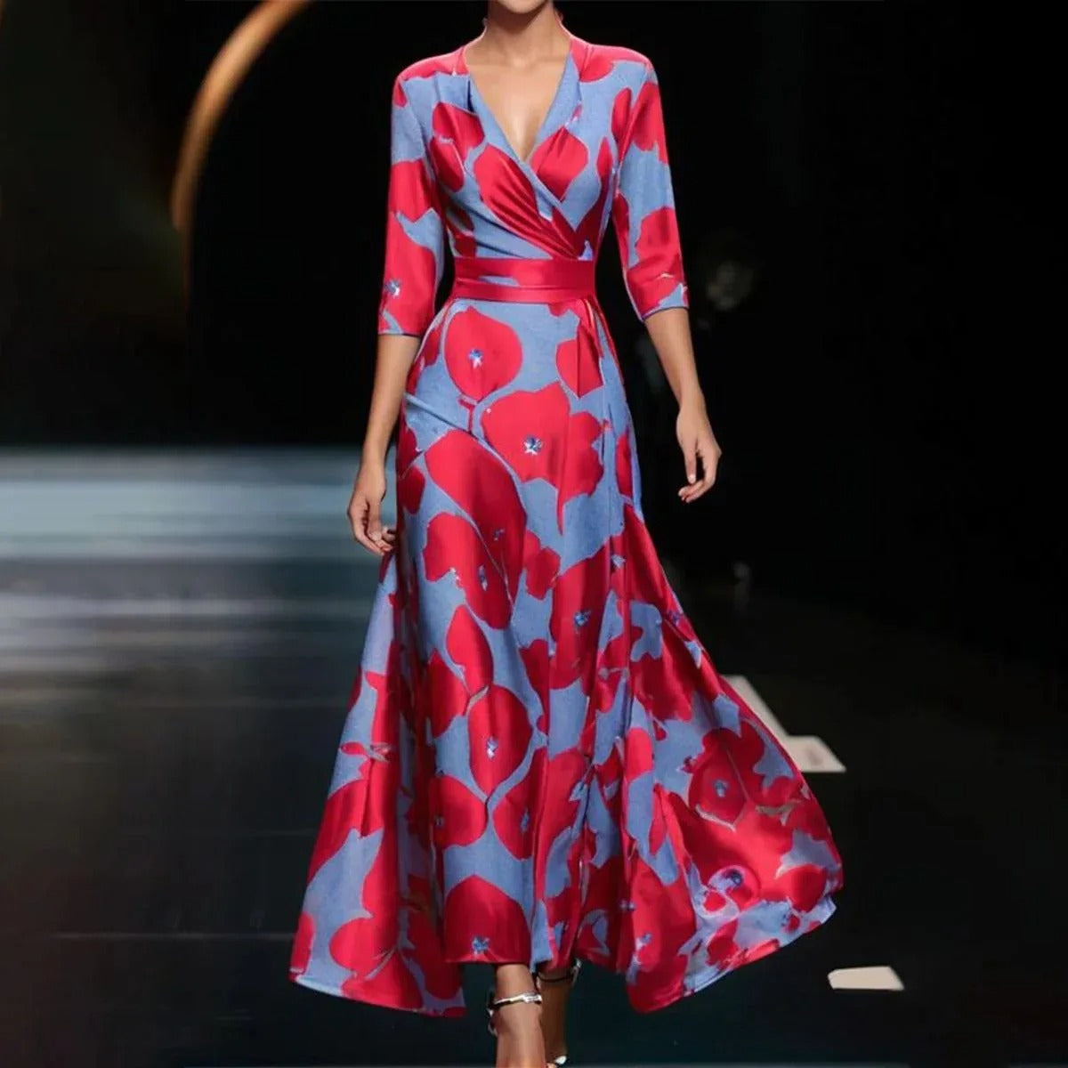 Aria™ | Chic Dress with Floral Print